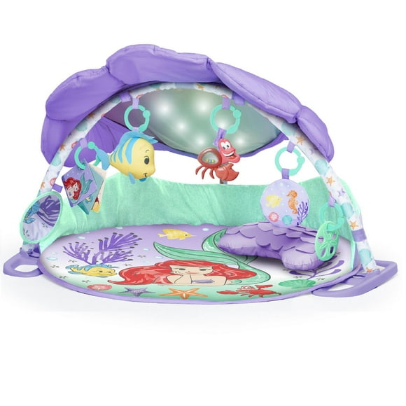 Bright Starts Disney The Little Mermaid Ariel Gym, 6 toys