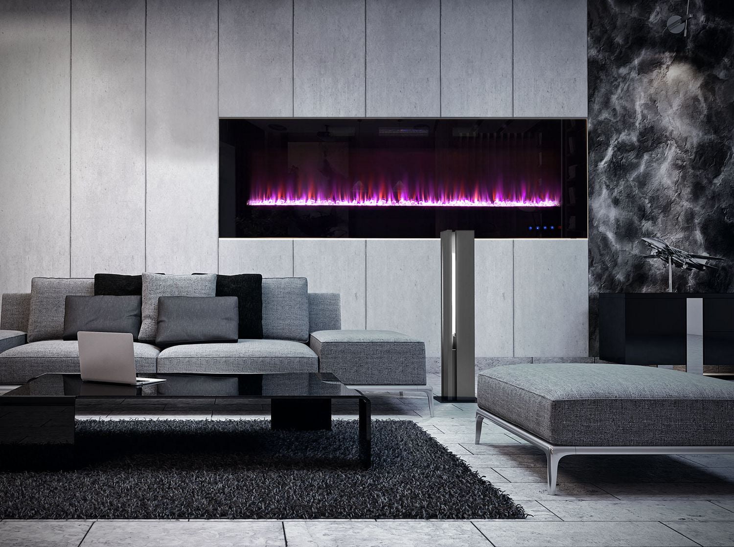 Paramount Premium 60 Slim Wall Mount Electric Fireplace Paramount Premium 60 Slim Wall Mount Electric Fireplace Canada