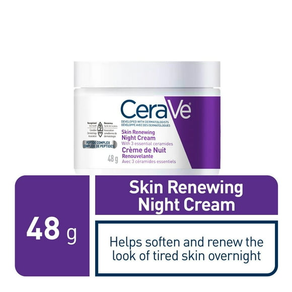 Anti-Aging Night Cream With Hyaluronic Acid and 3 Ceramides & Niacinamide, Fragrance Free, Anti-Aging Night Cream