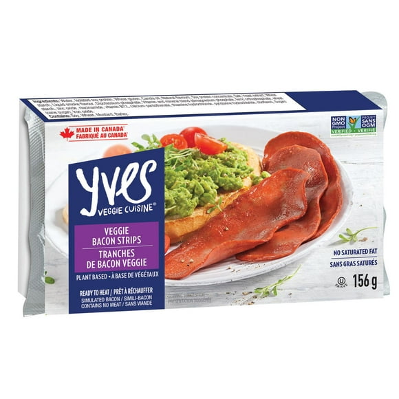 Yves Veggie Bacon Strips, 156g, Veggie Bacon Strips