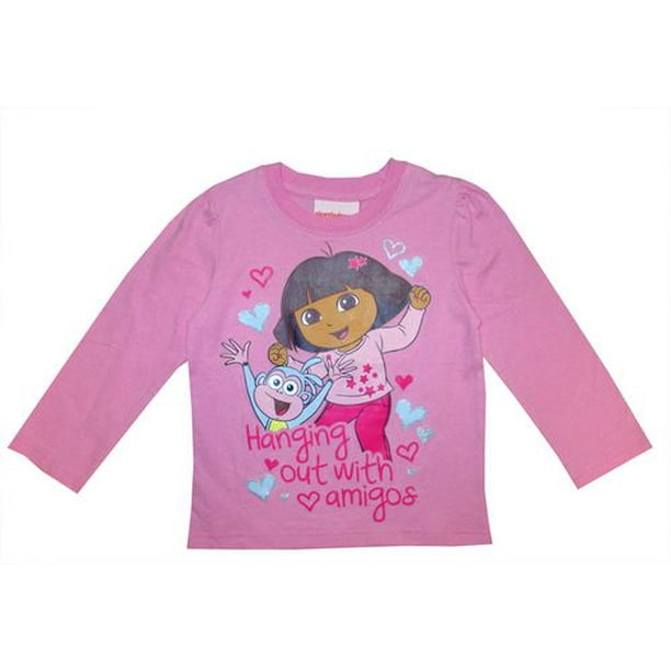 Chemise à manches longues Dora pour filles