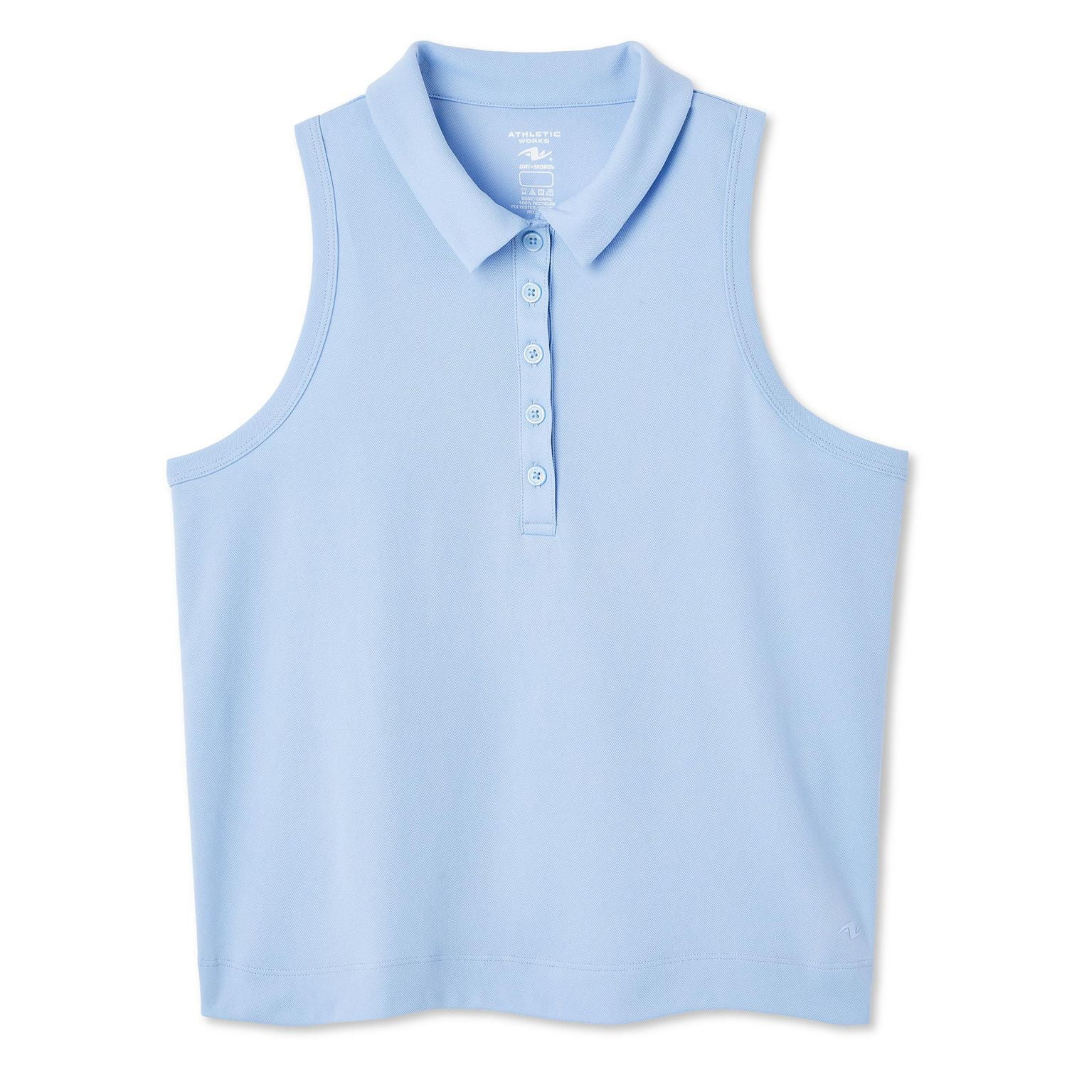 Polo sans manches Athletic Works pour femmes