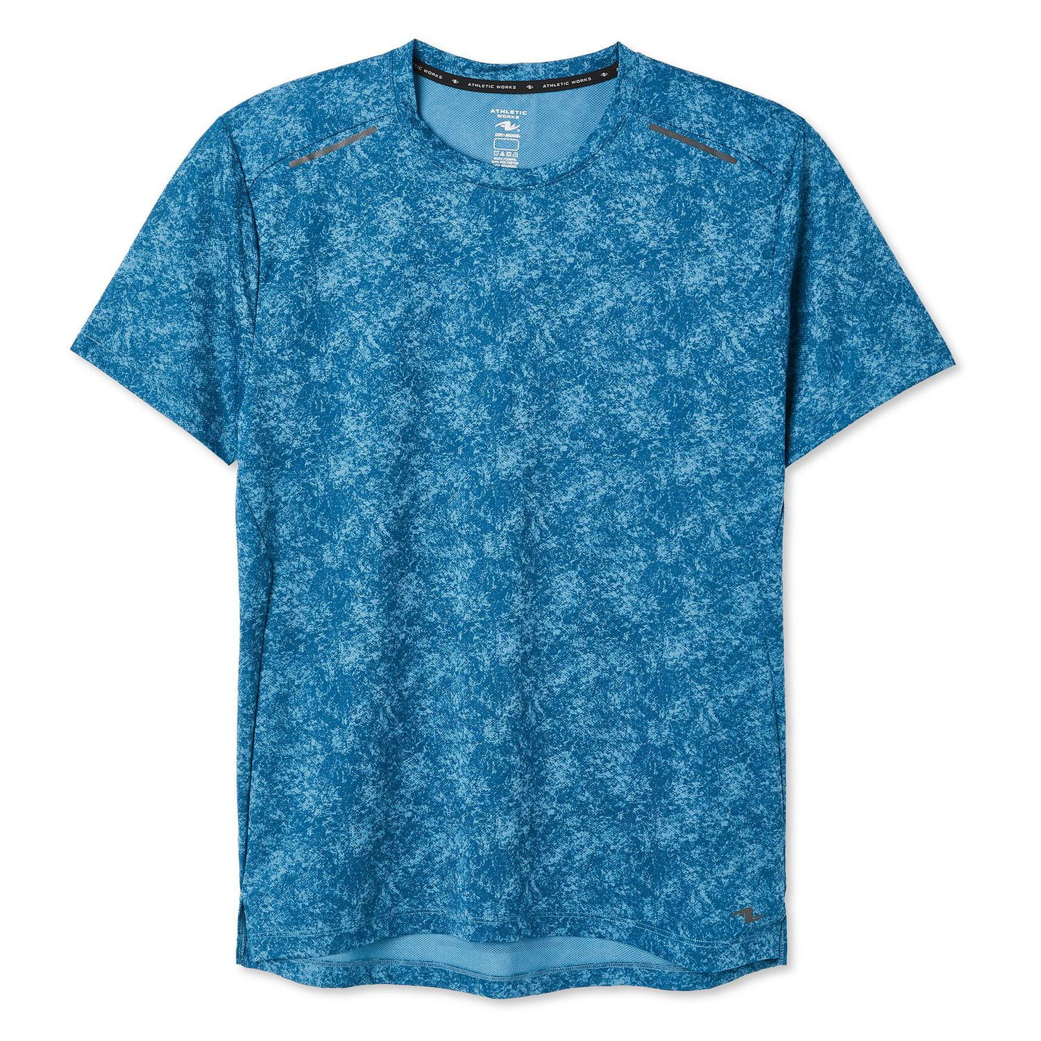 T-shirt avec motif coupé cousu Athletic Works pour hommes