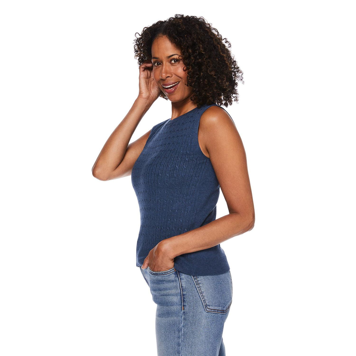 Iyla Women's Cable Knit Tank