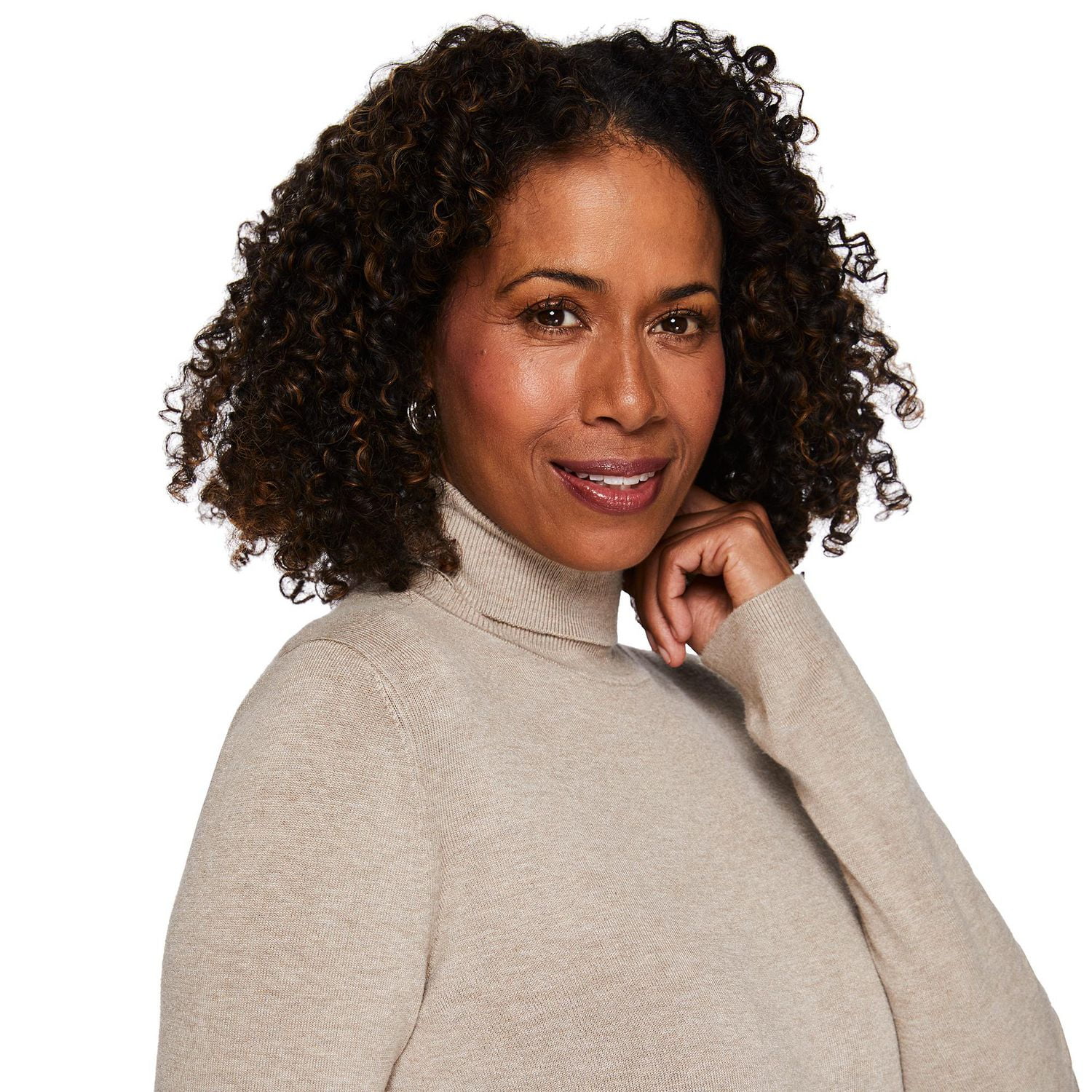 Chandail à col roulé Iyla pour femmes Tailles P-TTG