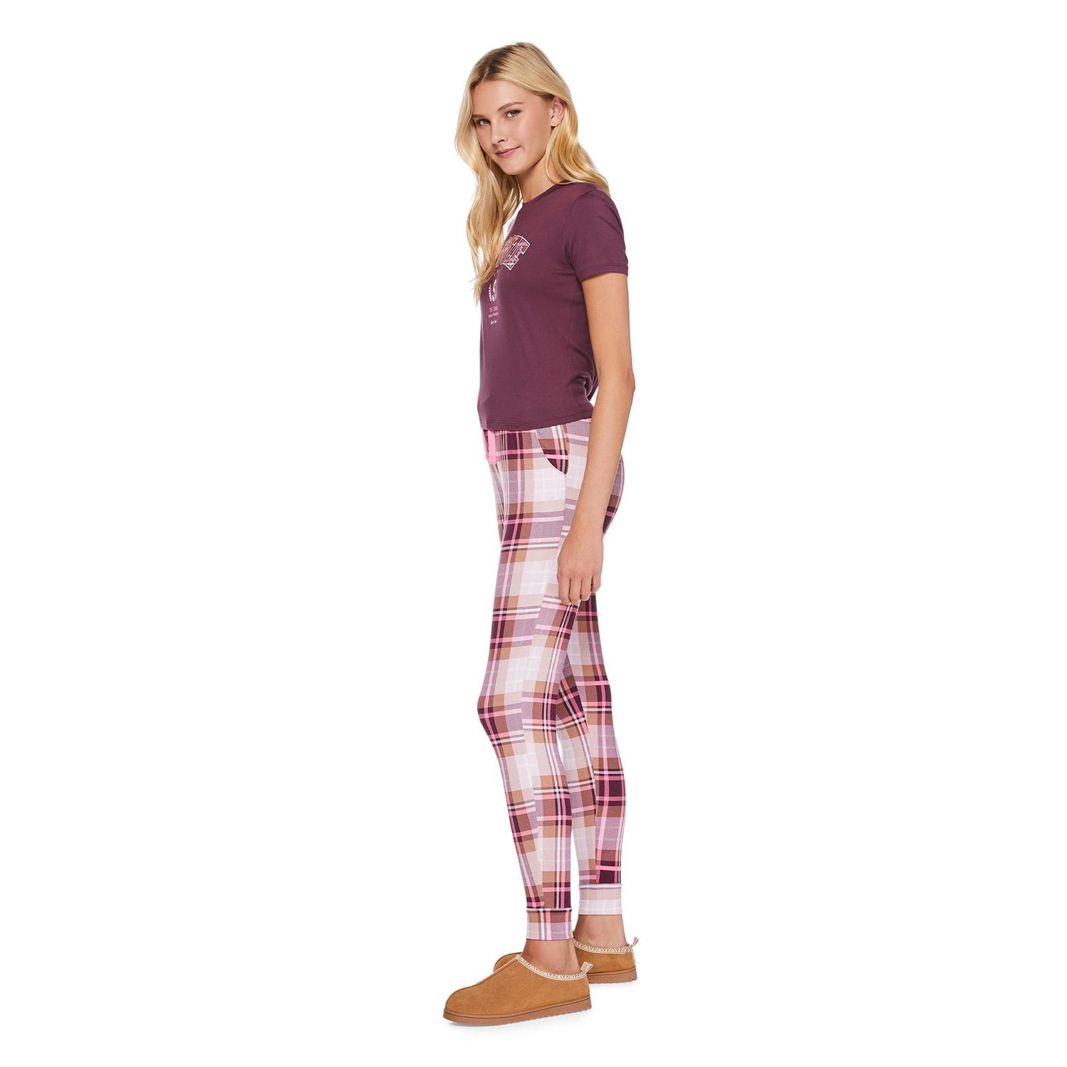 No Boundaries Women's Pajama 2-Piece Set