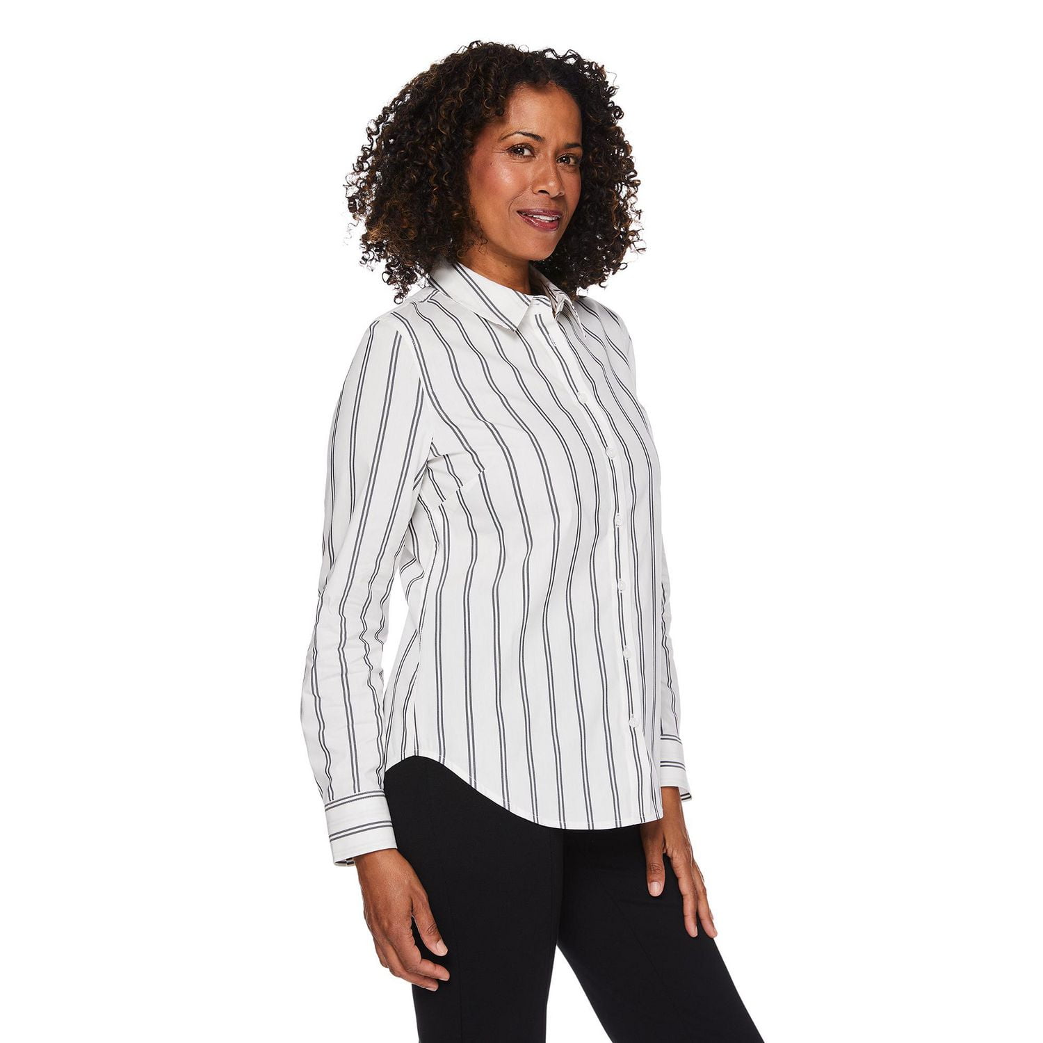 Iyla Women's Button-Down Dress Shirt, Sizes S-XXL