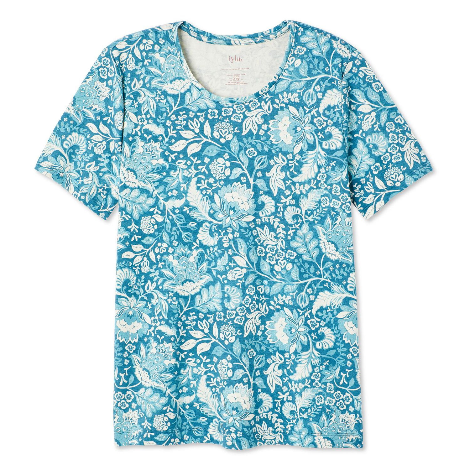 Haut à encolure ras du cou Iyla pour femmes Tailles P-TTG