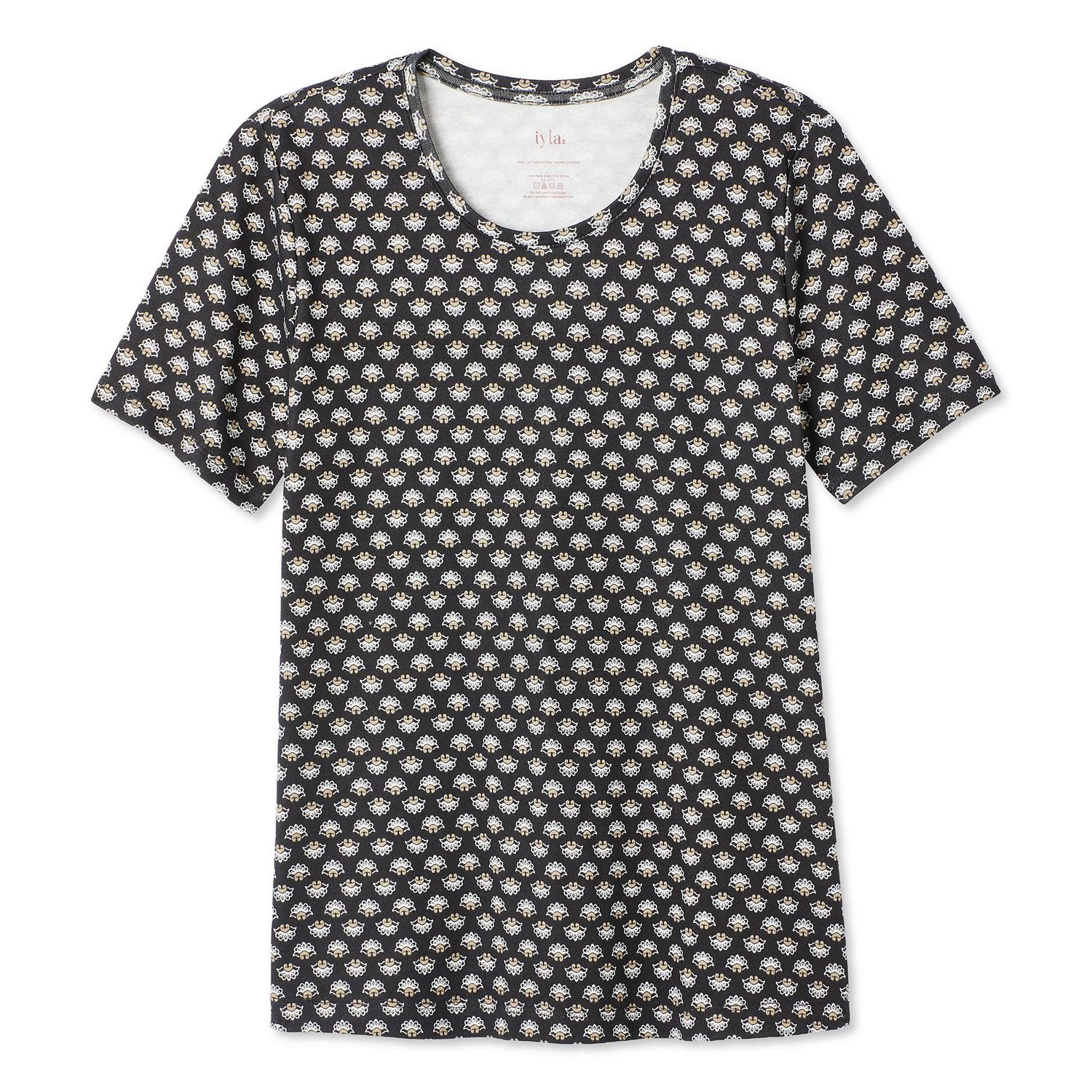 Iyla Women's Crew Neckline Top, Sizes S-XXL