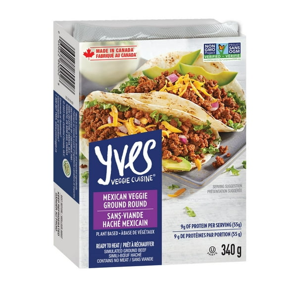 Yves Mexican Ground Round, 340g, Veggie Ground Round