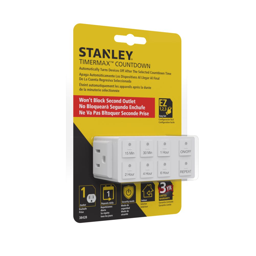 Stanley LightTimer Select Twin 2-Outlet Light-Sensing Countdown Timer