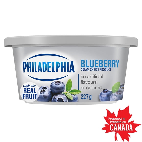 Produit De Fromage À La Crème Aux Bleuets De, Pot
