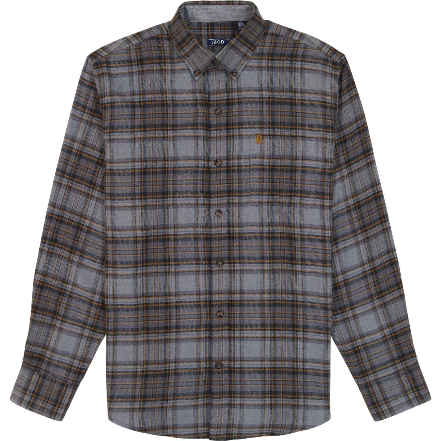 IZOD PLAID WOVEN SHIRT