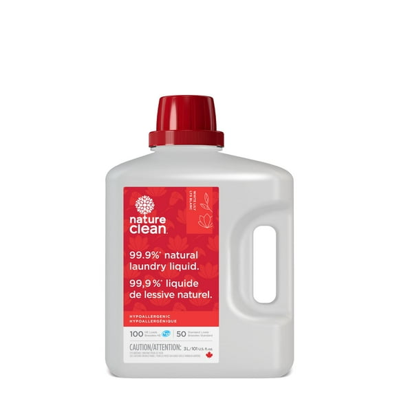 Nature Clean 99% natural Laundry Liquid 3L – White Lily & Moroccan Myrrh