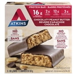 Atkins Chocolaty Barre de protéines de beurre d'arachide