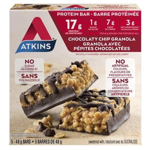Atkins Chocolaty Barre de protéines de Granola