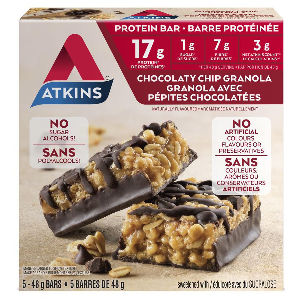 Atkins Chocolaty Chip Granola Protein Bar