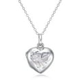 thumbnail image 1 of Quintessential Sterling Silver heart shaped locket with chain, 1 of 4