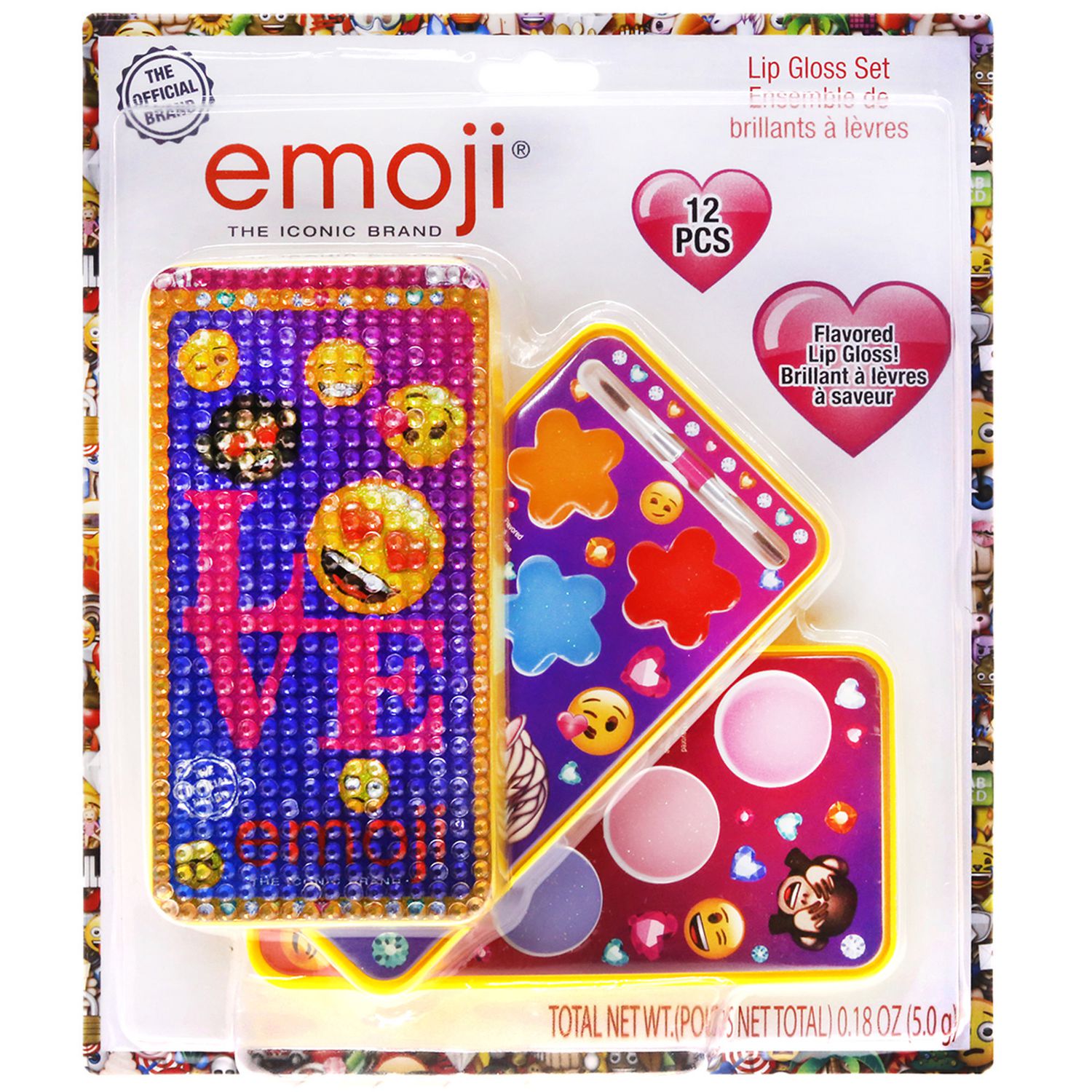 Emoji Lip Gloss with Glitter Walmart Canada