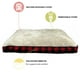 Canadiana Plaid Large lit pour chien – image 3 sur 3