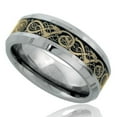 thumbnail image 1 of Men'S Tungsten 8mm Gold and Black Epoxy Inlay, 1 of 2