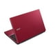 Le bloc-note avec châssis rouge de 15,6 po d’Acer Aspire E5-521-27FN - Processeur quad core de E2-6110 d'AMD – image 2 sur 3