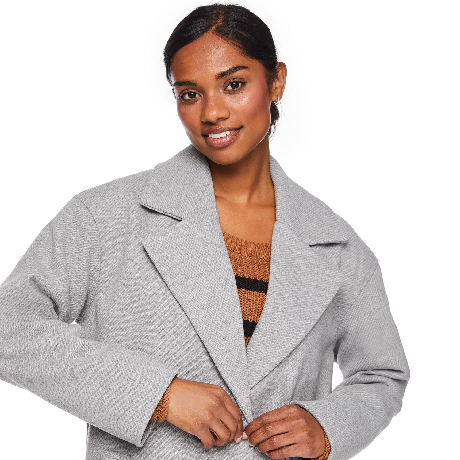 Manteau long George pour femmes Tailles TP–TTG