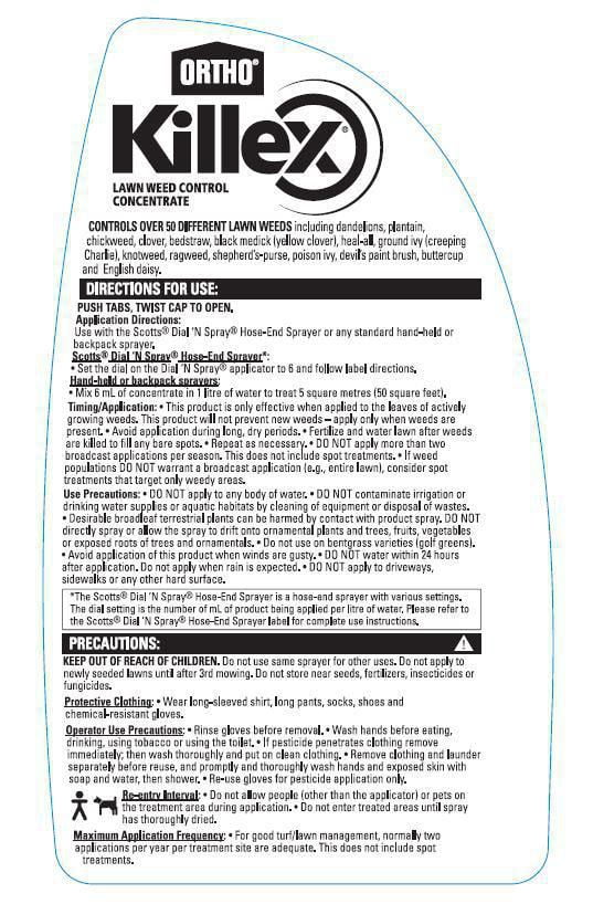 Ortho Killex Lawn Weed Control Concentrate 1l Walmart Canada