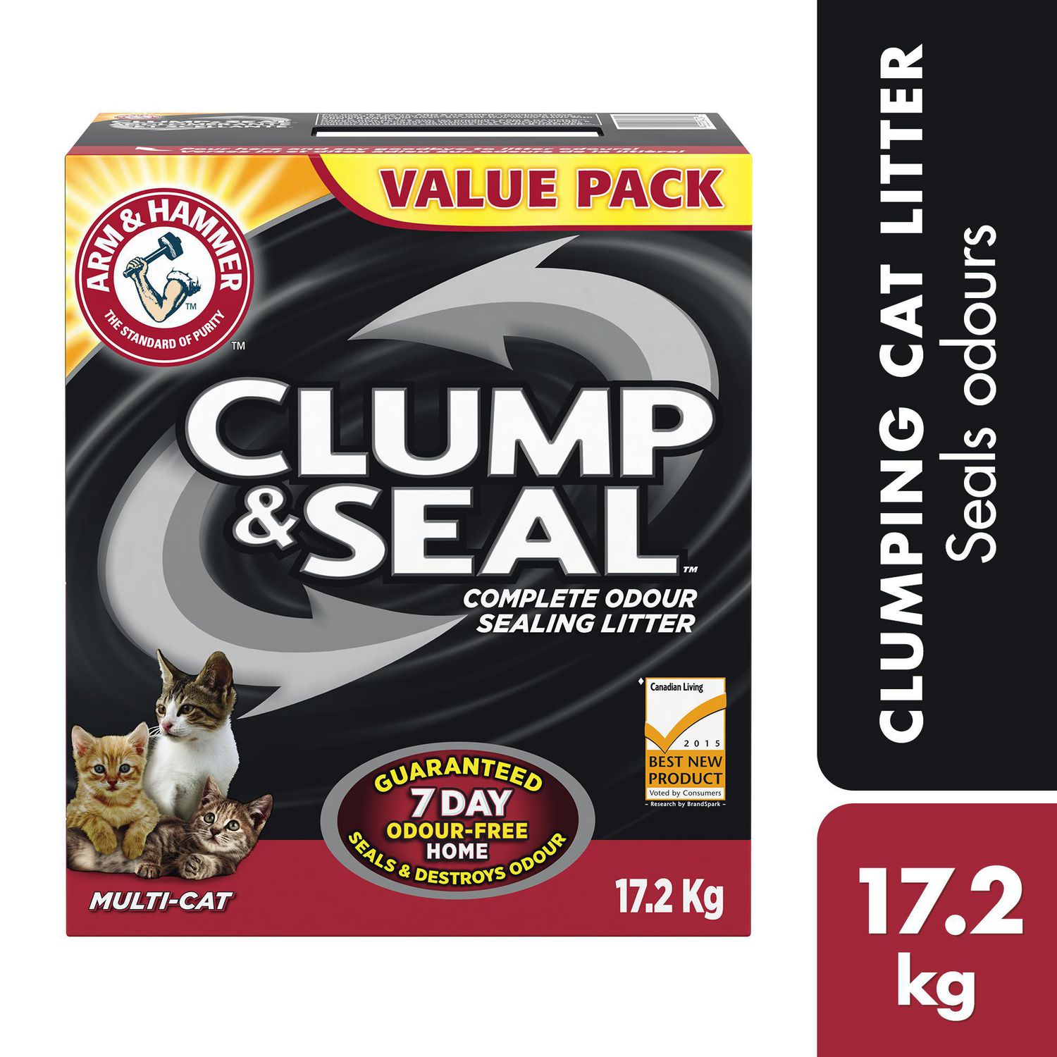 Arm & Hammer Clump & Seal MultiCat Clumping Cat Litter Walmart Canada
