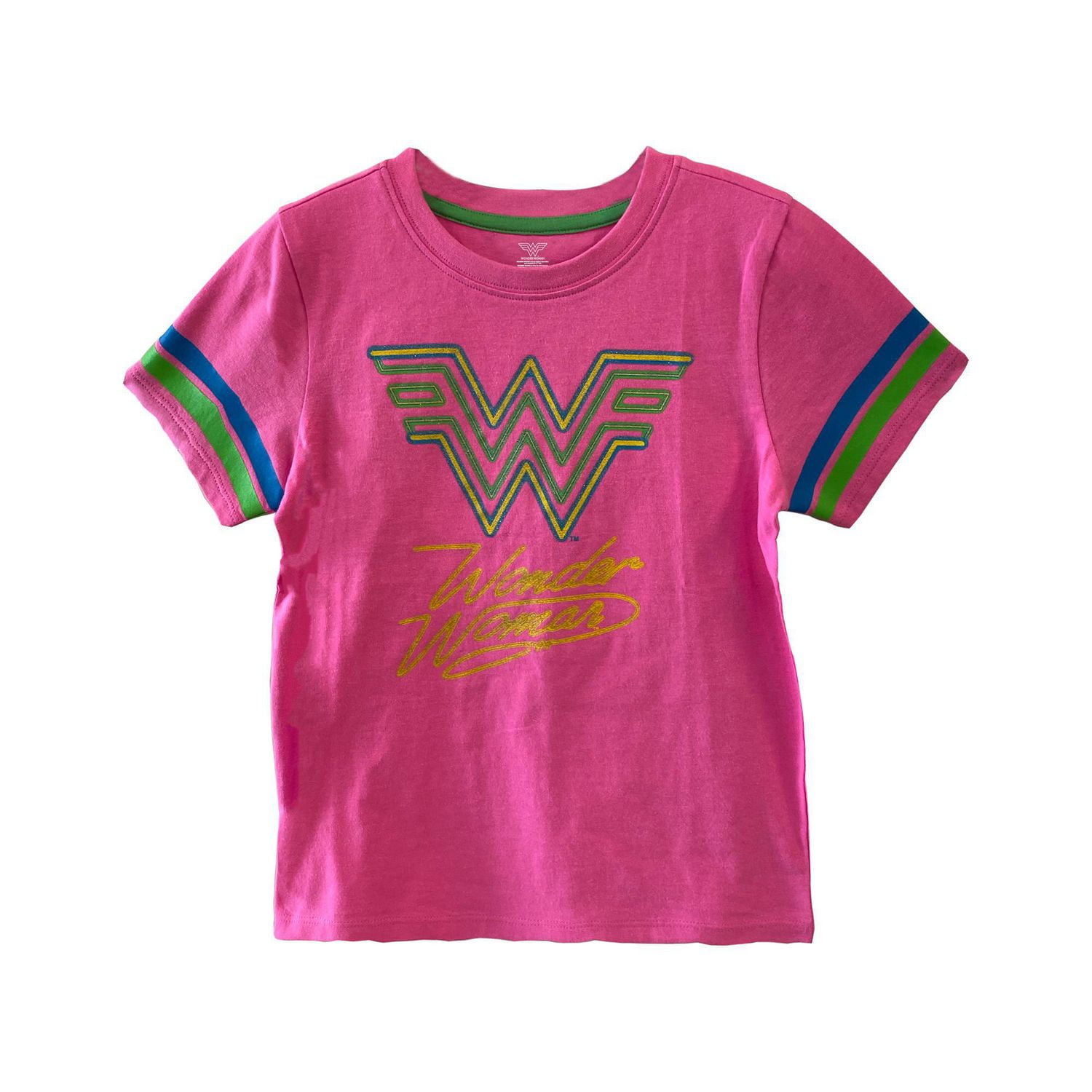 Girls Wonder Woman Neon Wonder T-Shirt