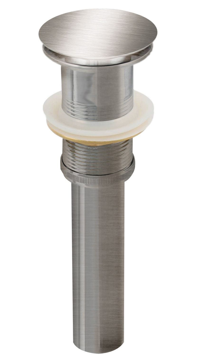 American Imaginations 2.6in. W Bathroom Sink Drain Brushed Nickel