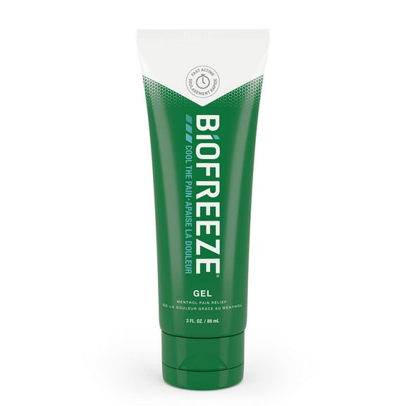Biofreeze, Gel, Penetrating Pain Relief for Sore Muscles, Arthritis, Backaches, and Sore Joints, Fast Acting, Long Lasting, Cooling Menthol Formula, Apply with Precision, 89mL