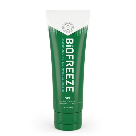 Biofreeze, Gel, Penetrating Pain Relief for Sore Muscles, Arthritis, Backaches, and Sore Joints, Fast Acting, Long Lasting, Cooling Menthol Formula, Apply with Precision, 89mL
