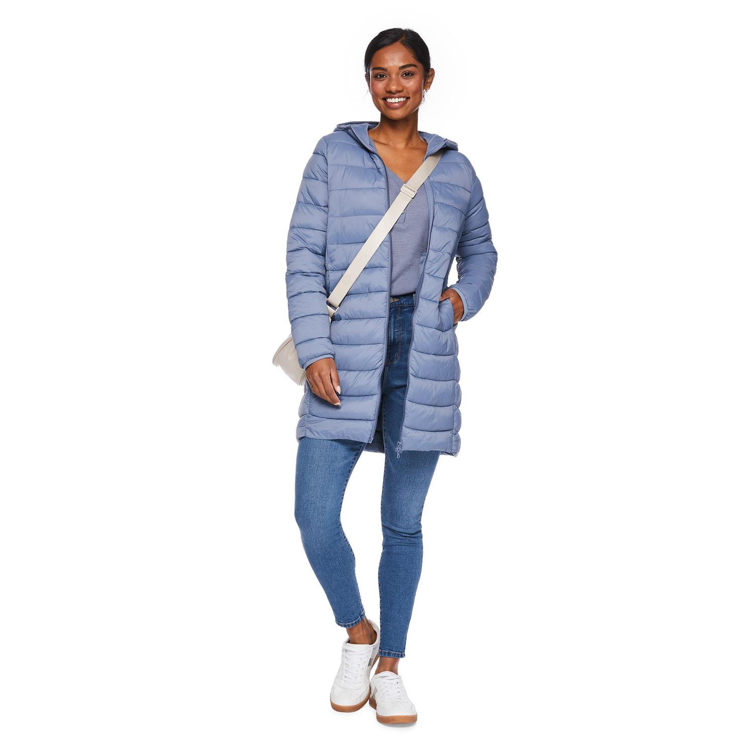 George Women's Packable Puffer Jacket, Sizes XS-XL