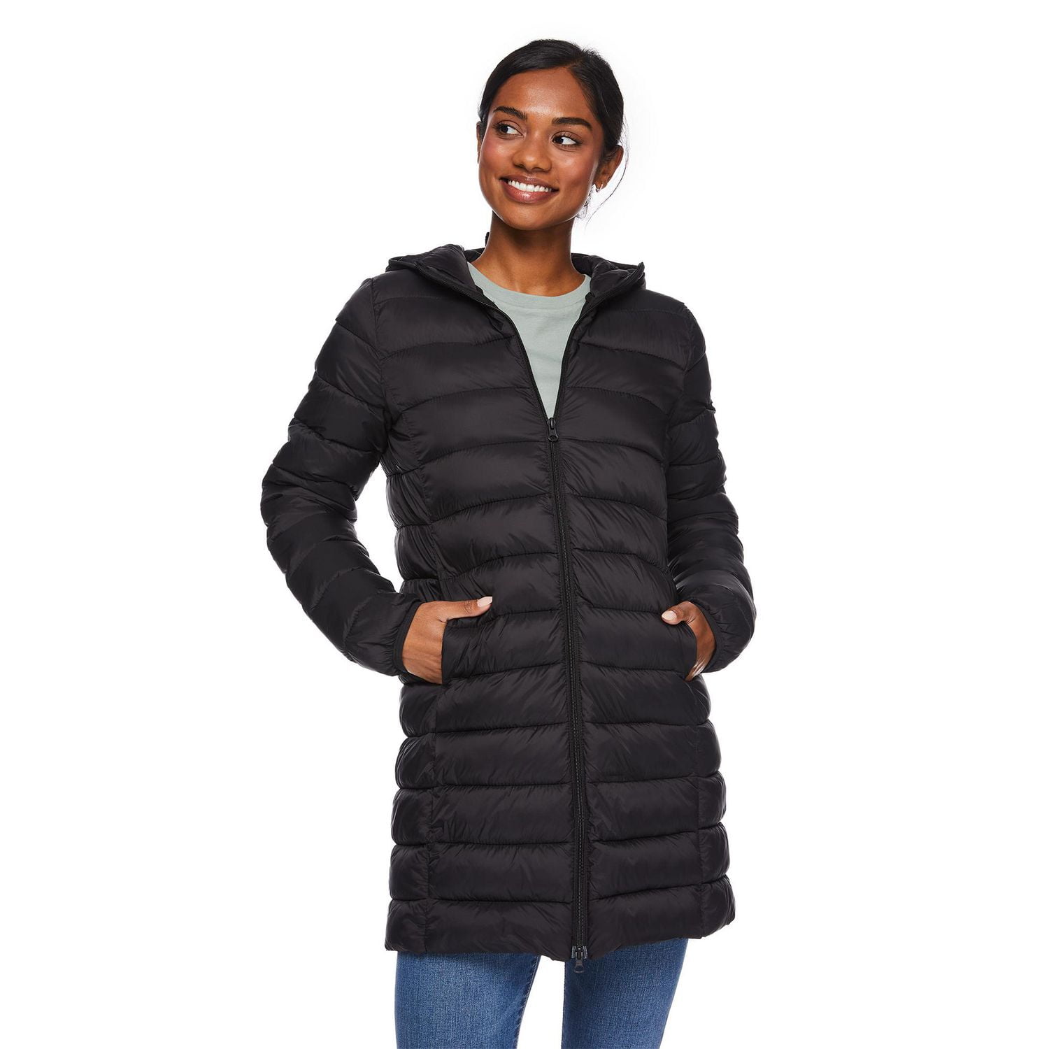 George Women's Packable Puffer Jacket, Sizes XS-XL