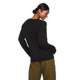 thumbnail image 3 of George Women's Rib Henley Tee, 3 of 6