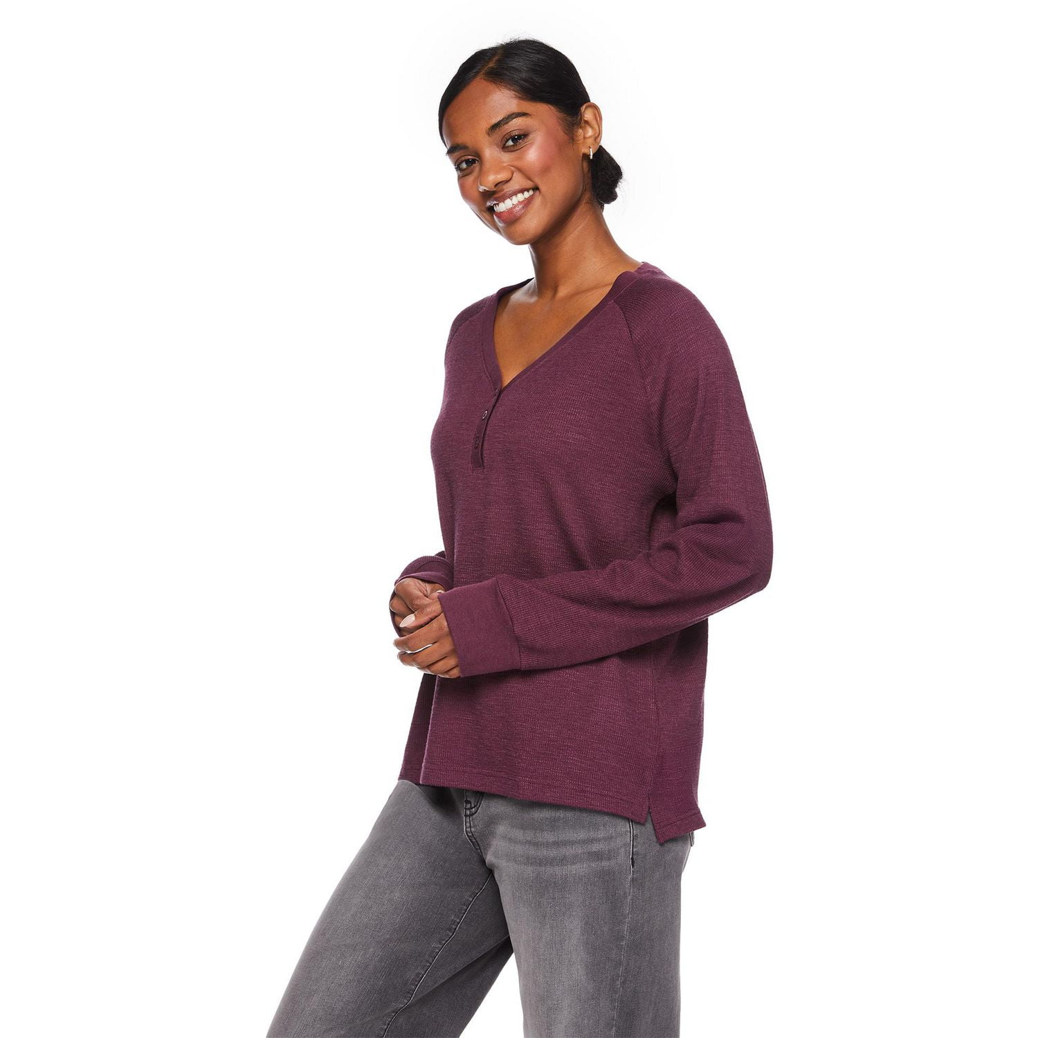 George Women's Rib Henley Tee