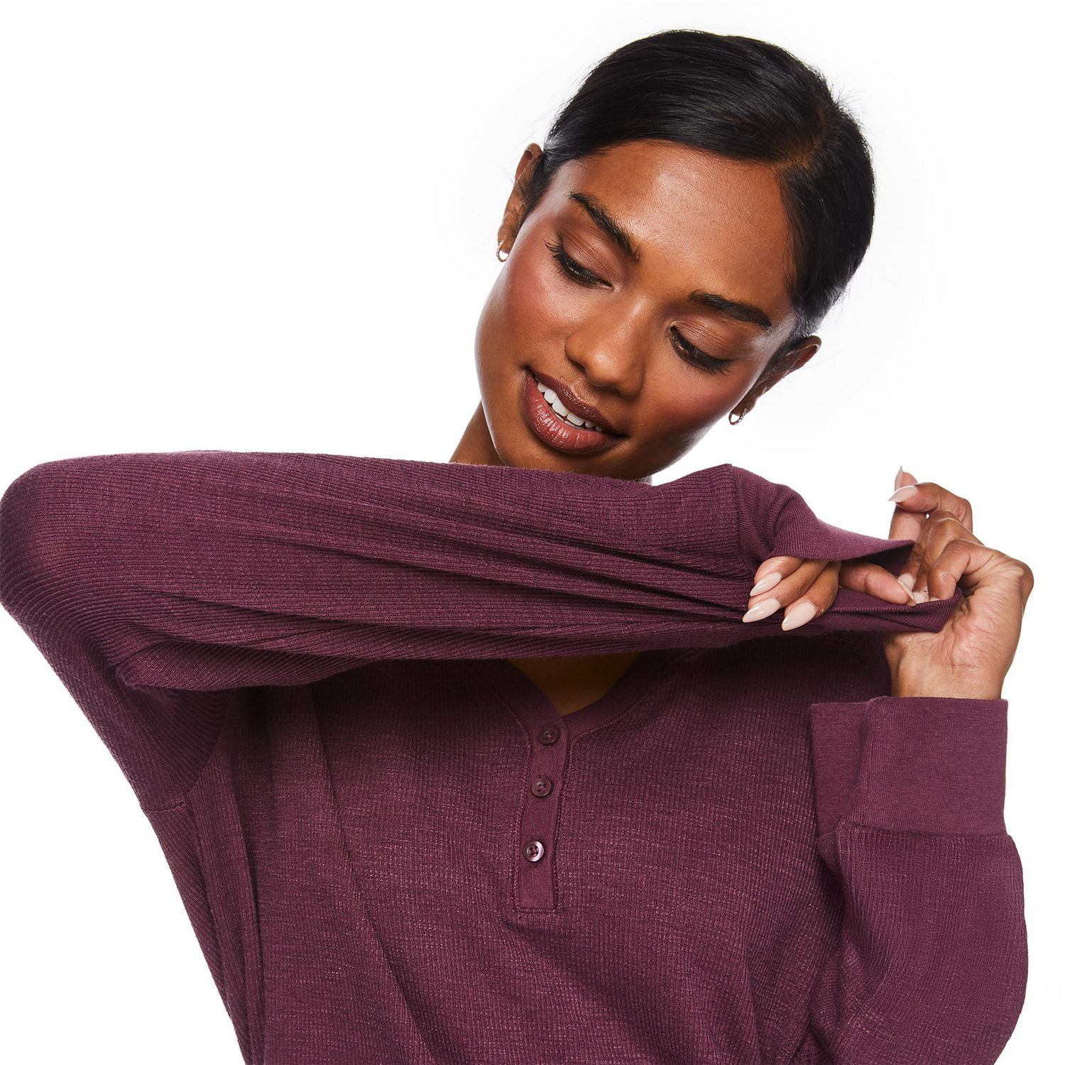 George Women's Rib Henley Tee