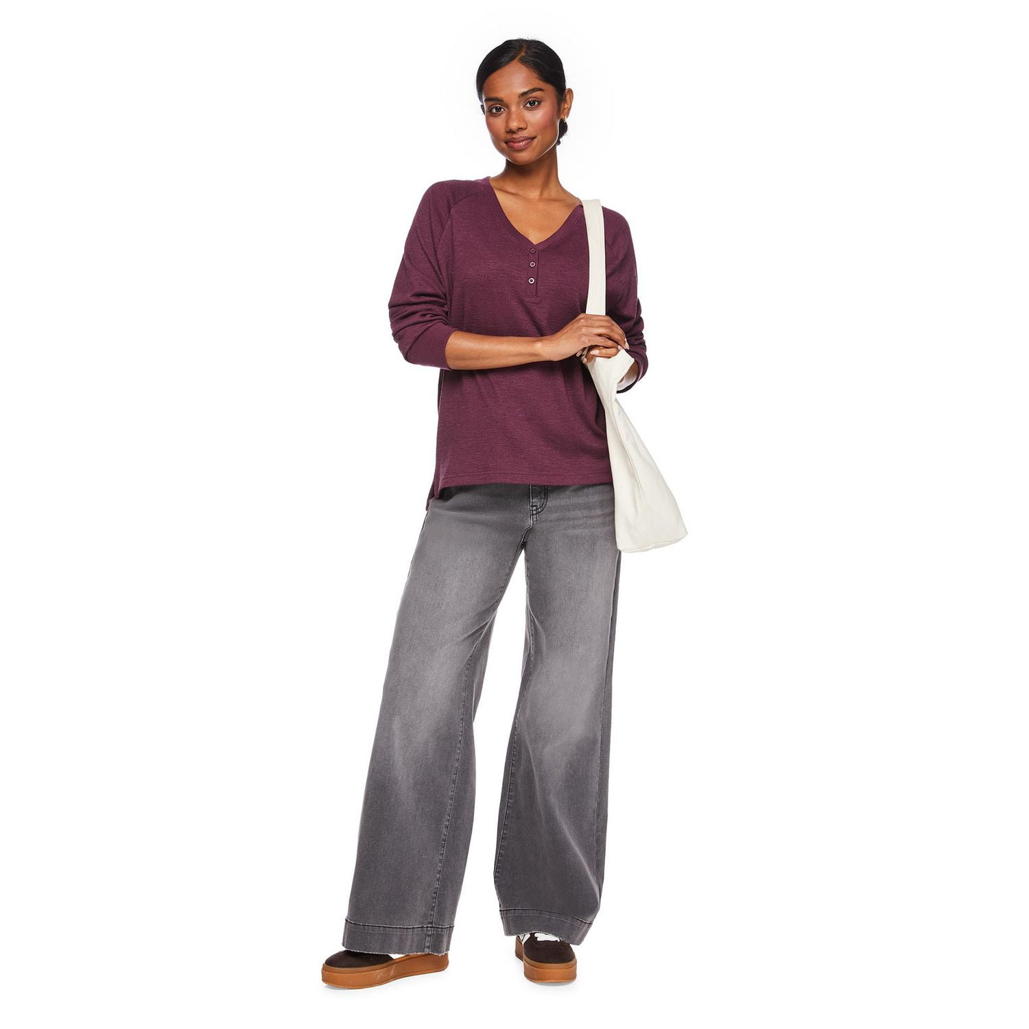 George Women's Rib Henley Tee