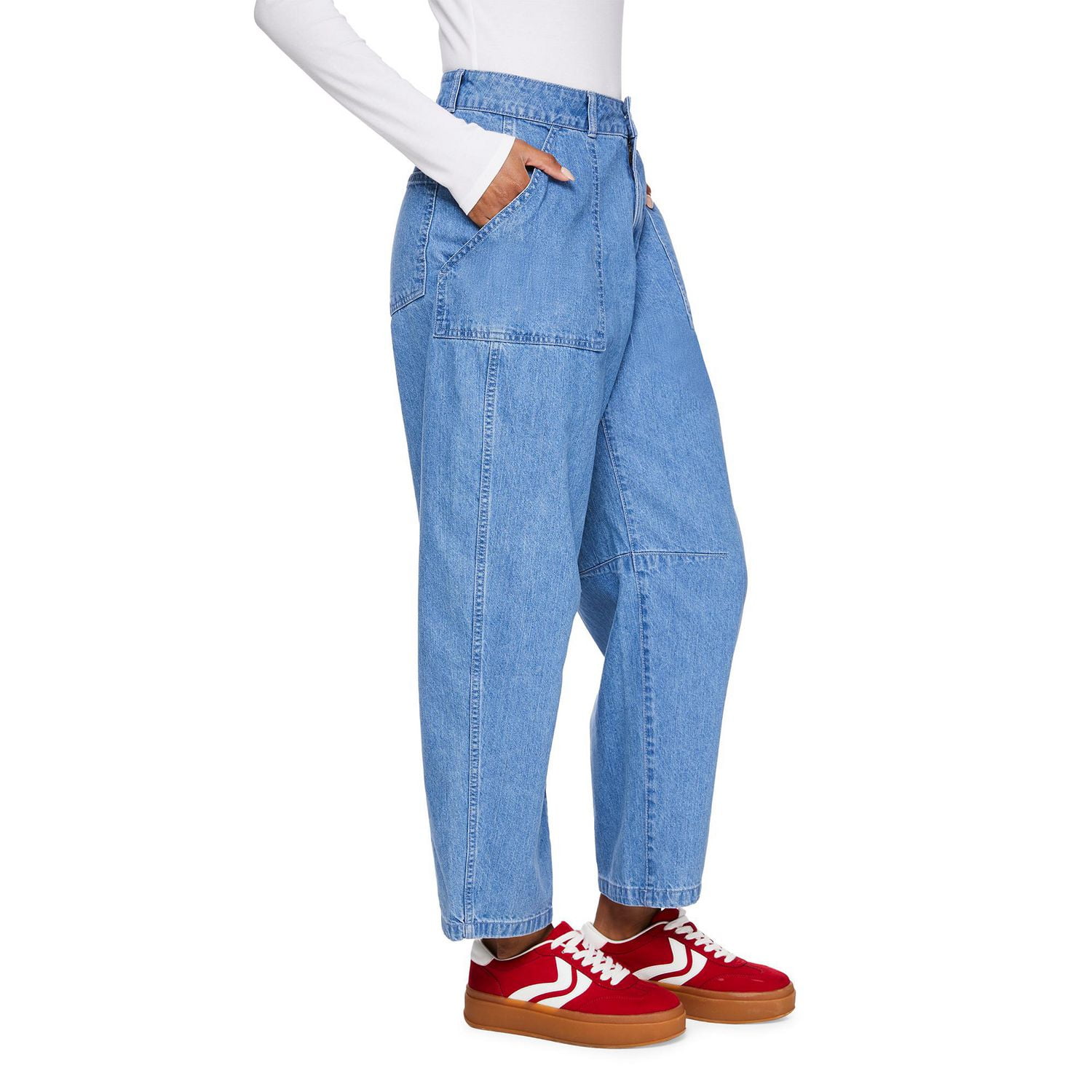 Jean à jambes évasées George pour femmes Tailles 2-18