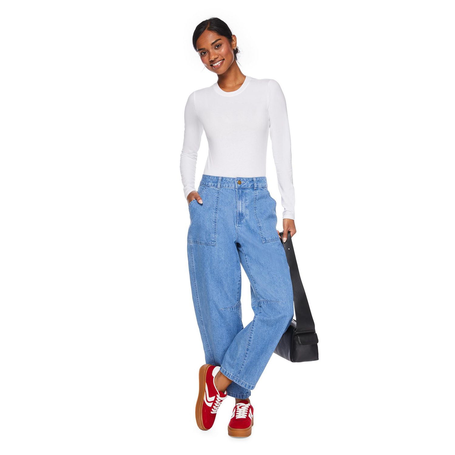 Jean à jambes évasées George pour femmes Tailles 2-18