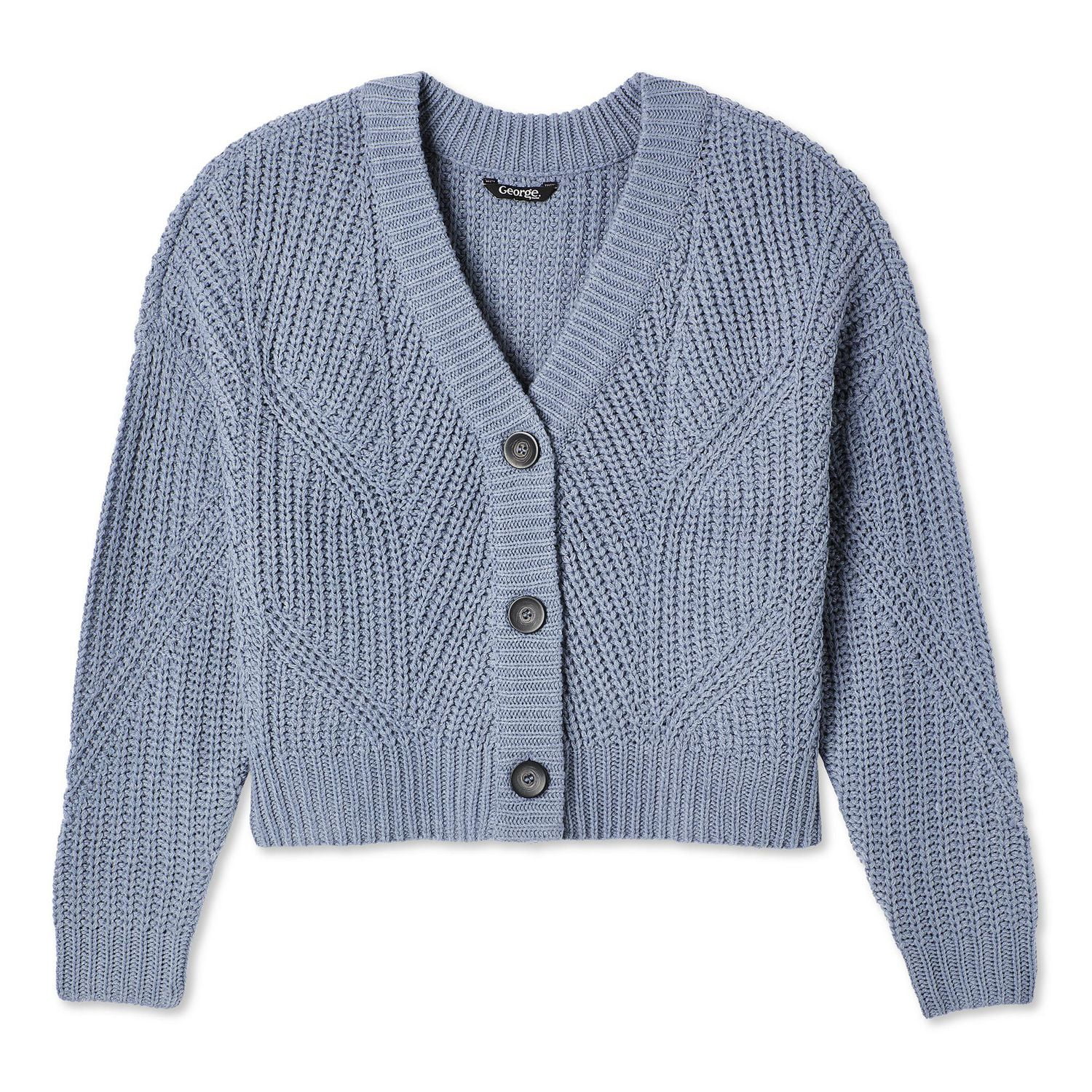 Cardigan de coupe carrée George pour femmes Tailles TP–TTG