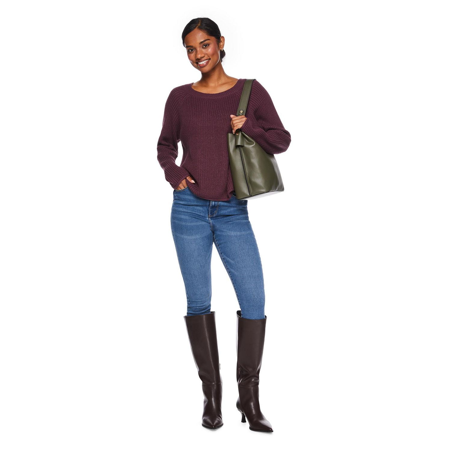 Chandail raglan pour femmes George Tailles TP–TTG