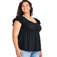 thumbnail image 2 of George Plus Women's Babydoll Tee, 2 of 6