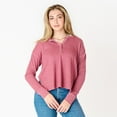 thumbnail image 1 of DV L/S Henley shirt with snap up front, 1 of 6