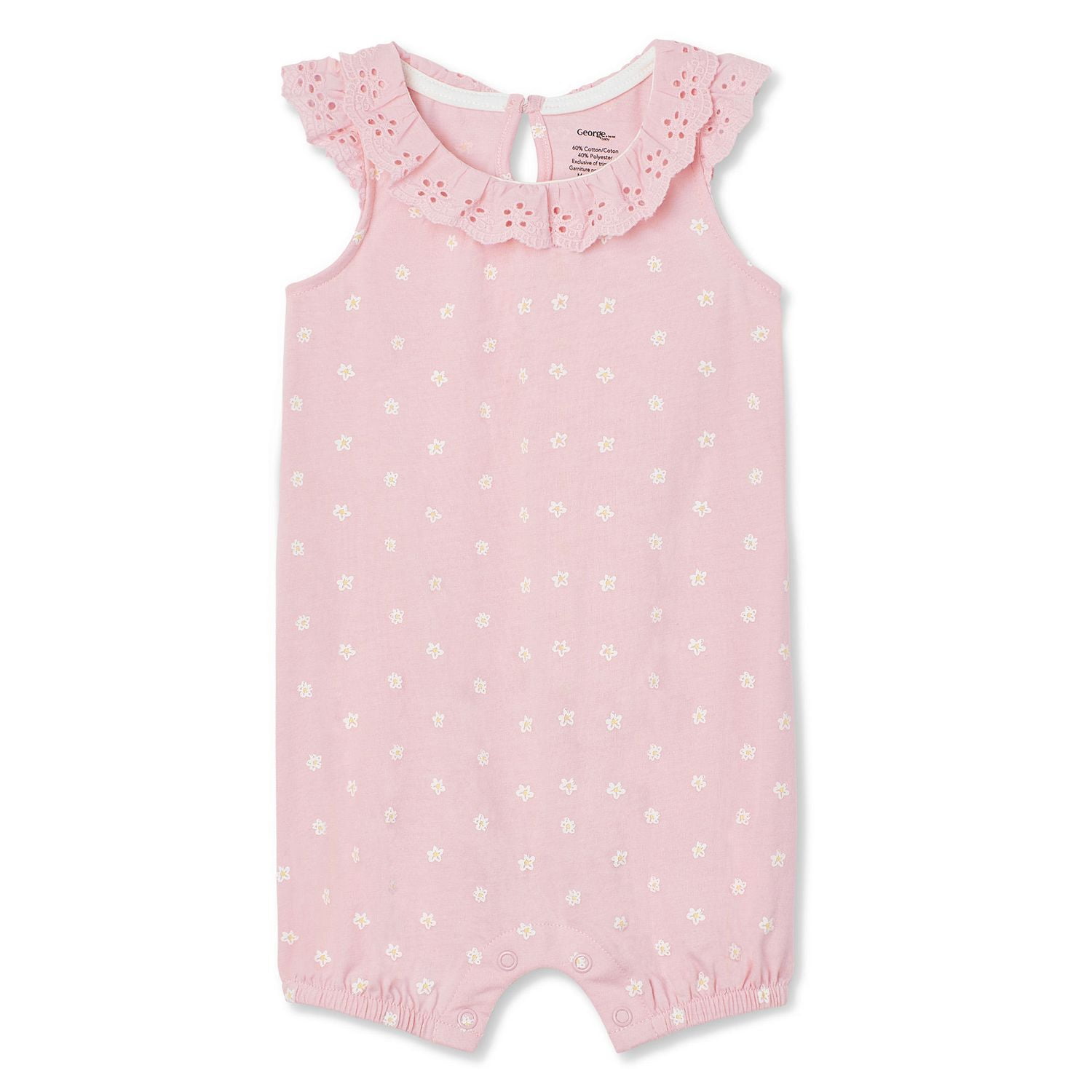 eyelet romper baby