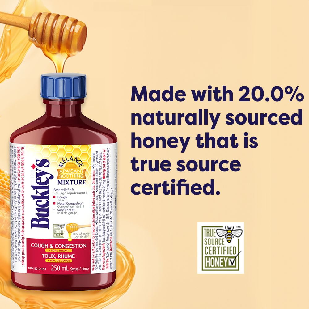 Buckley's Melange Apaisant, 250 mL Buckley's Melange Apaisant