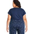 thumbnail image 3 of George Plus Women's Pajama 2-Piece Set, 3 of 6