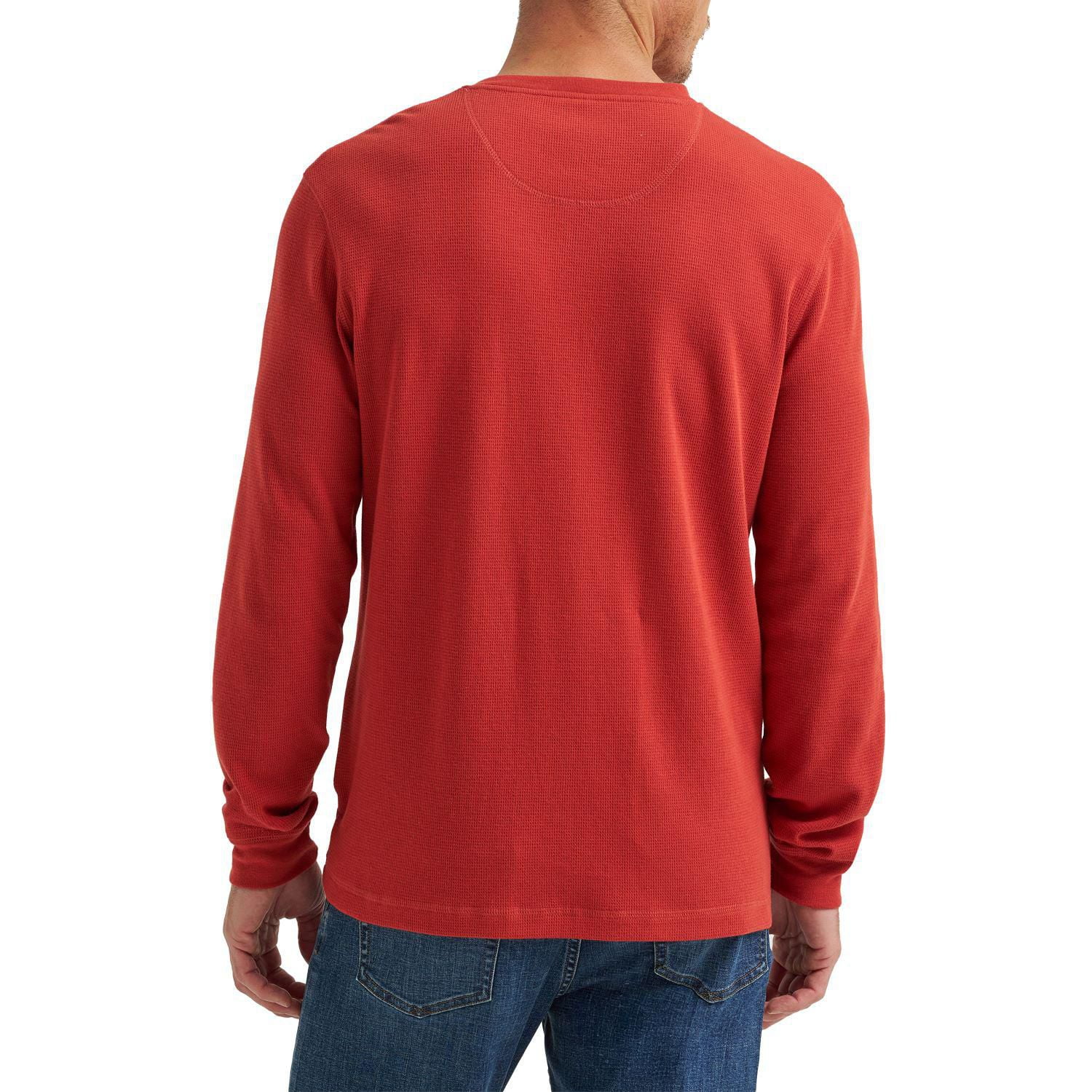 Wrangler Men's Long Sleeve Thermal Henley