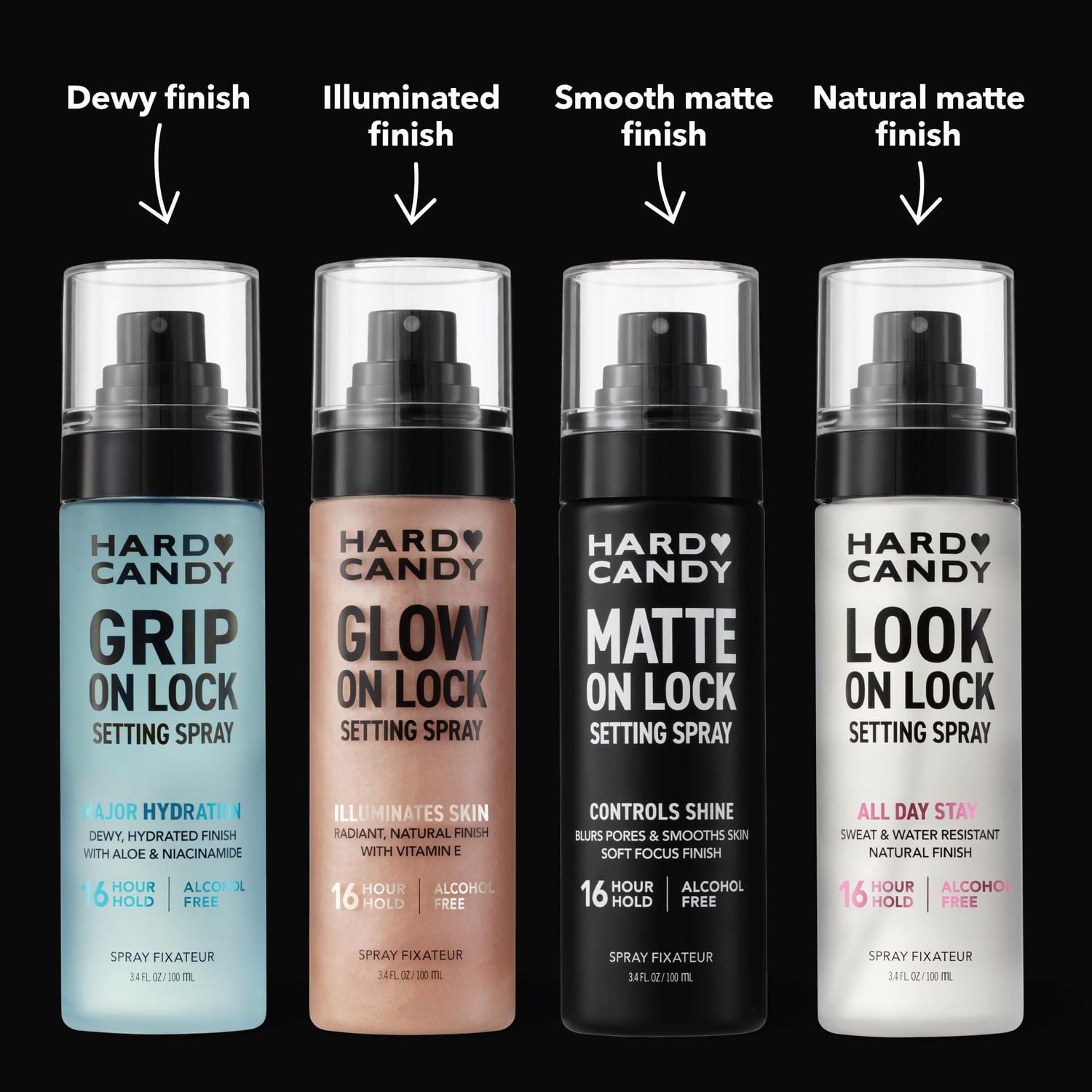 Hard Candy On Lock Setting Sprays